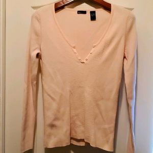 Light peach, long sleeve shirt